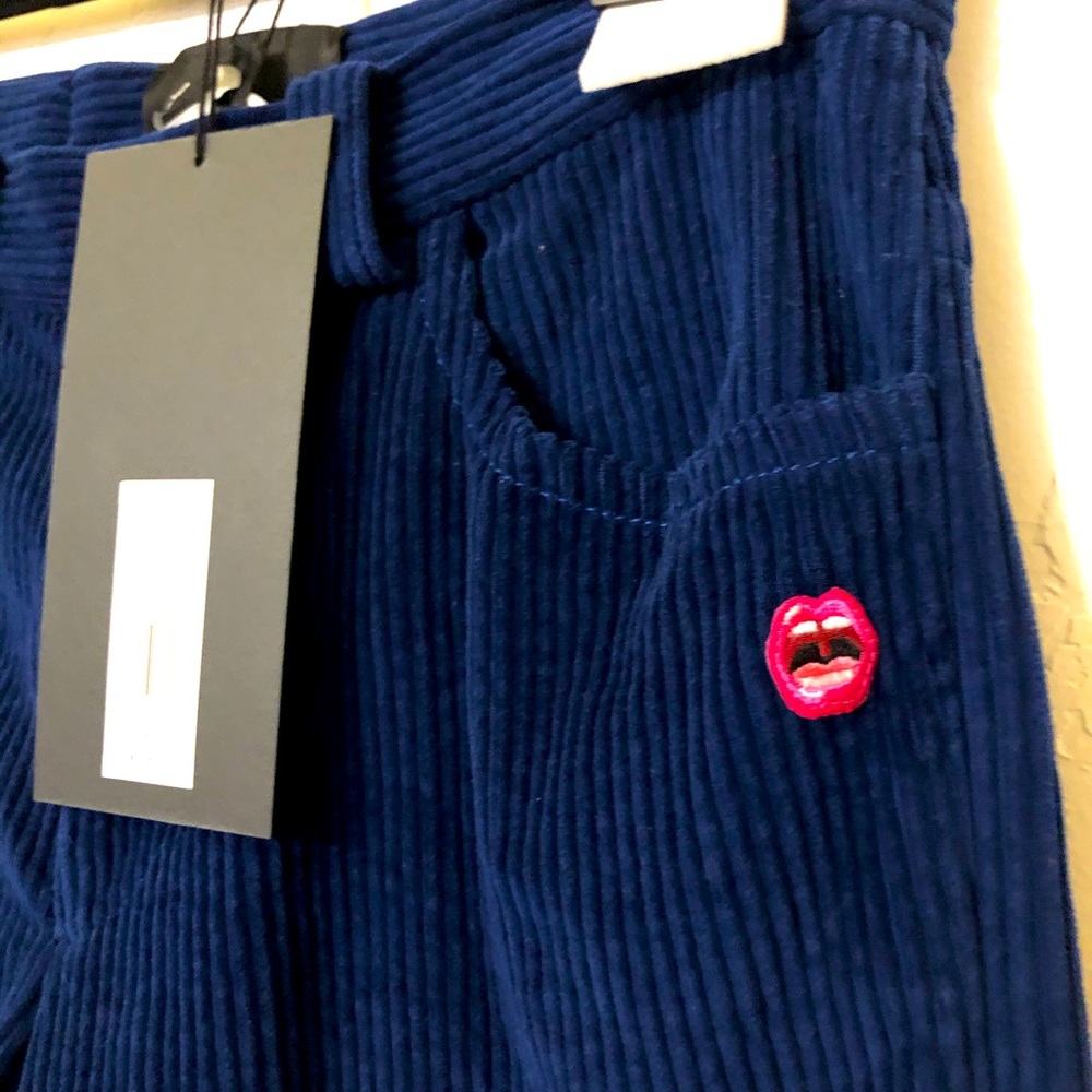 Marc Jacobs men’s Navy wide flare pants